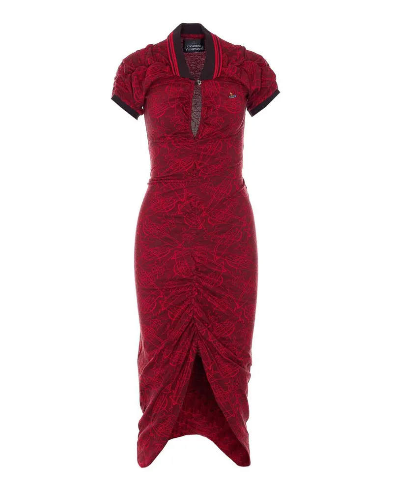 Vivienne Westwood Knielanges Kleid - Rot Rot