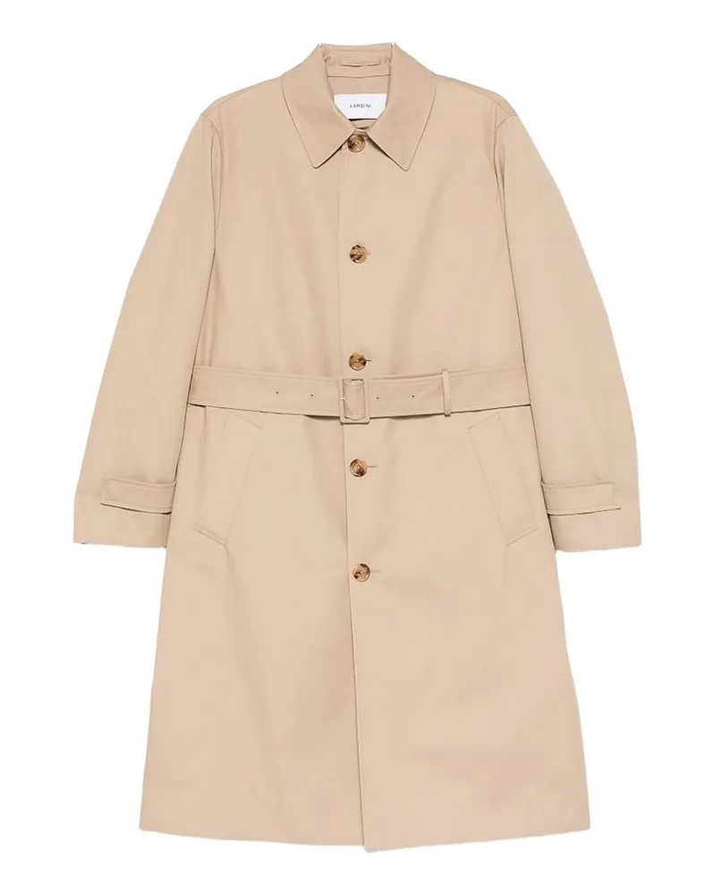 LARDINI Trenchcoat - Dunkelbeige Dunkelbeige