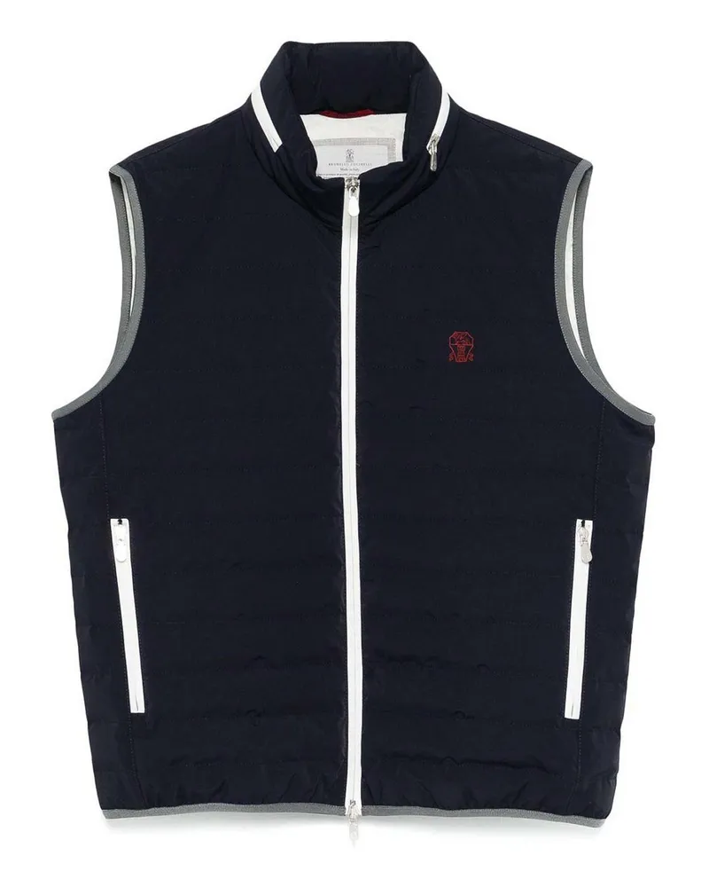 Brunello Cucinelli Weste - Blau Blau