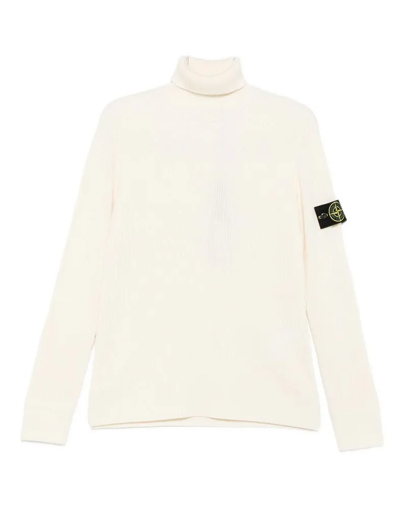 Stone Island Rundhalspullover - Taupe Taupe