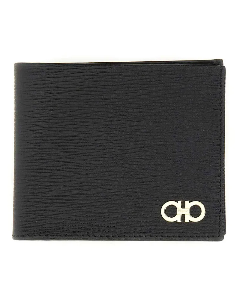 Ferragamo Portemonnaie - Schwarz Schwarz