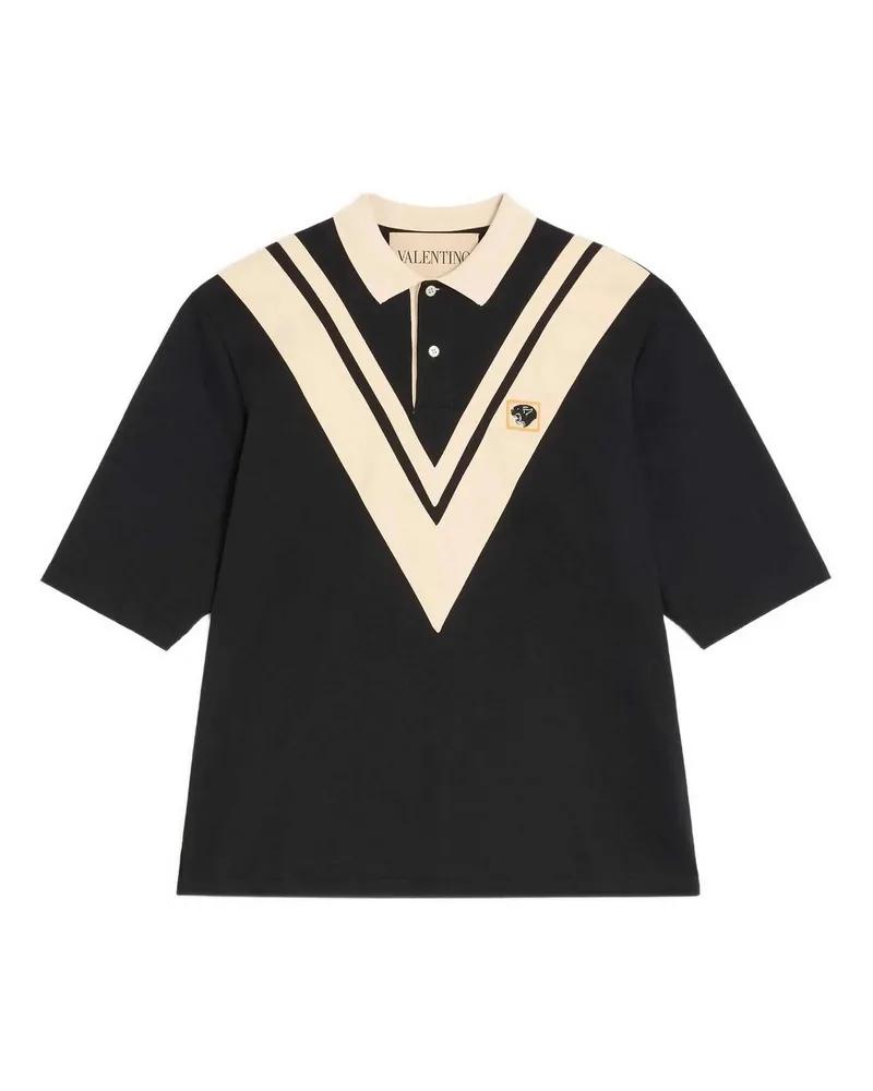 Valentino Garavani Poloshirt - Schwarz Schwarz
