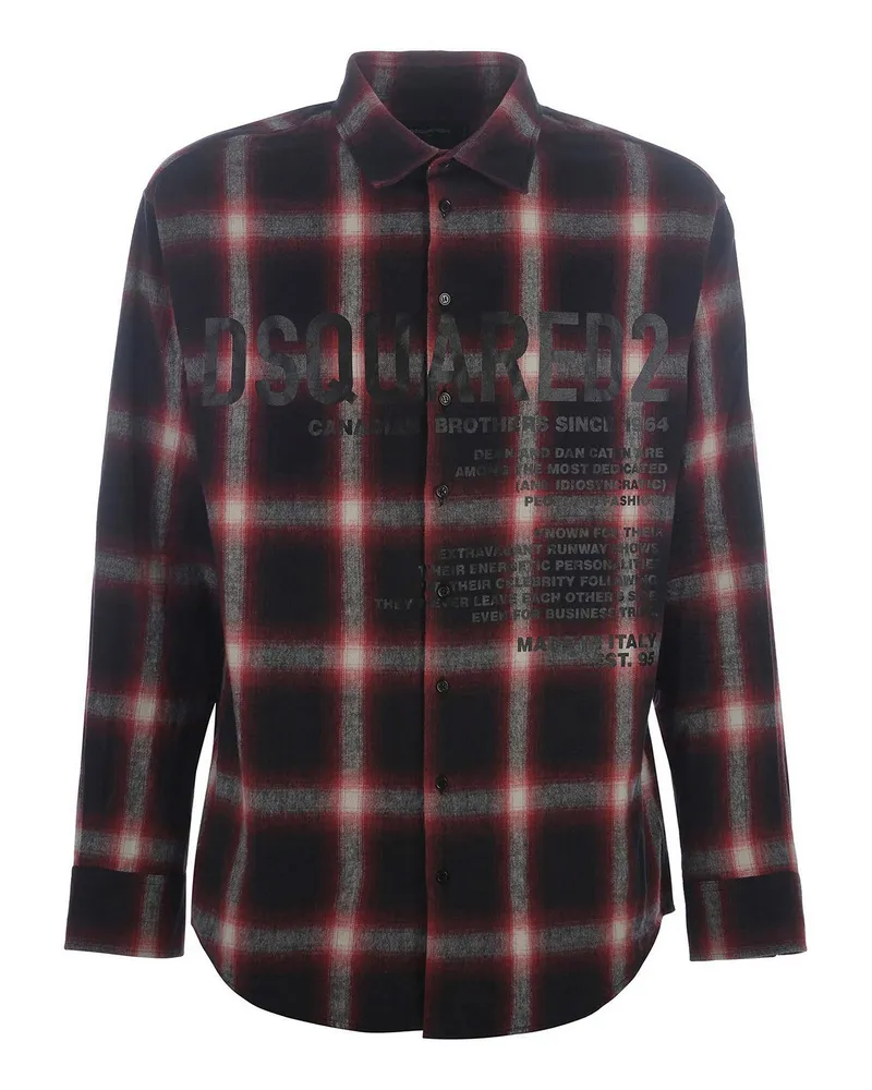 Dsquared2 Hemd - Schwarz Schwarz