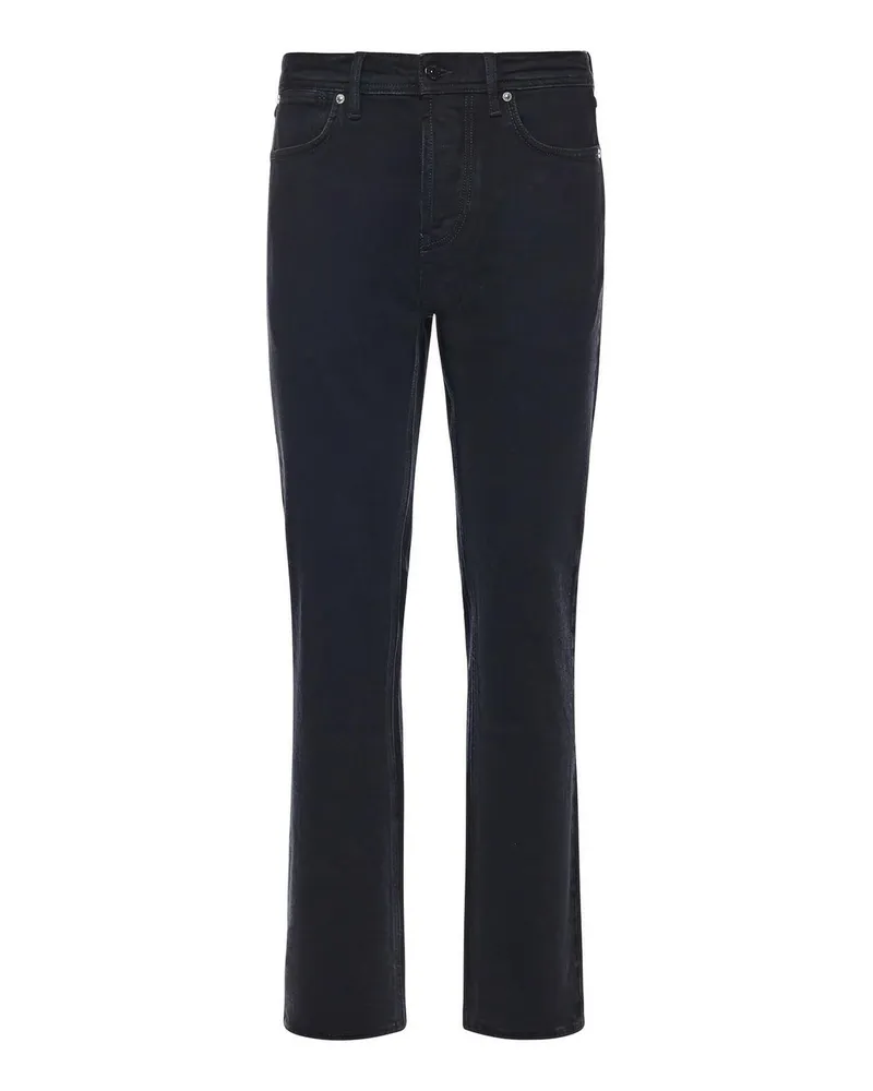 Stone Island Straight Leg Jeans - Schwarz Schwarz