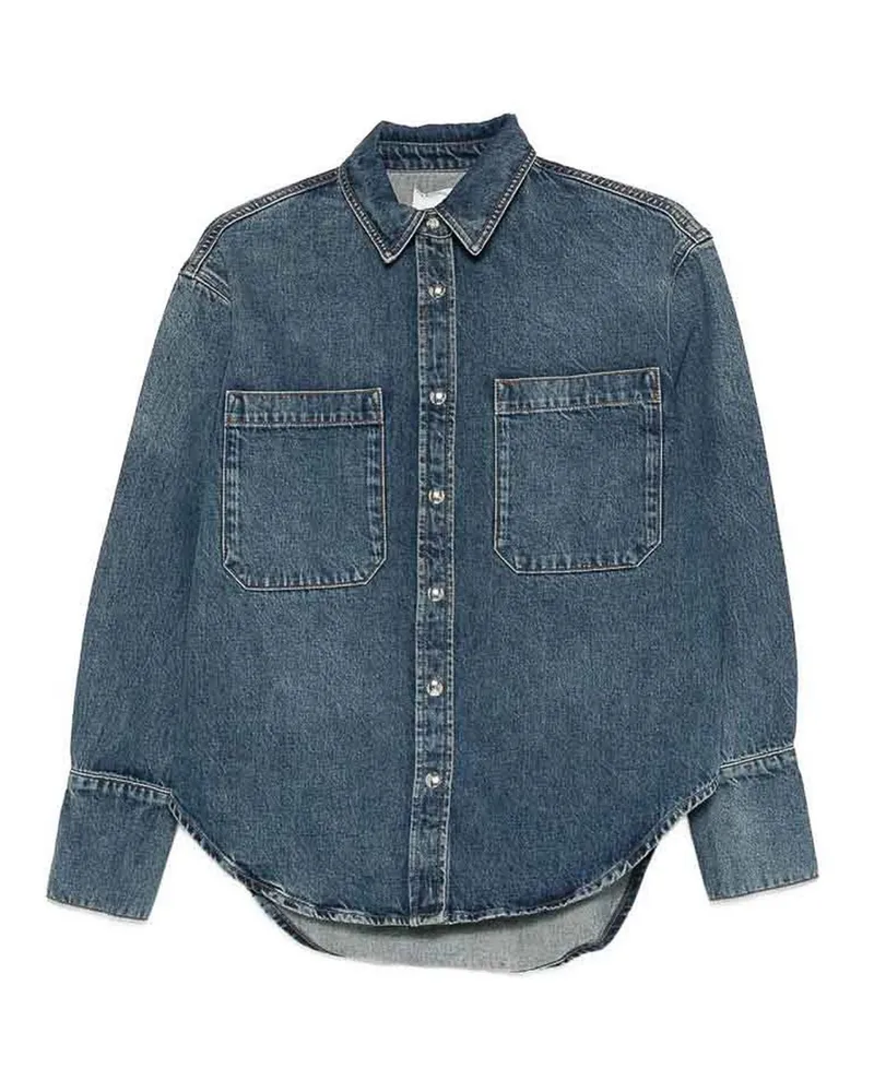 Anine Bing Hemd - Blau Blau