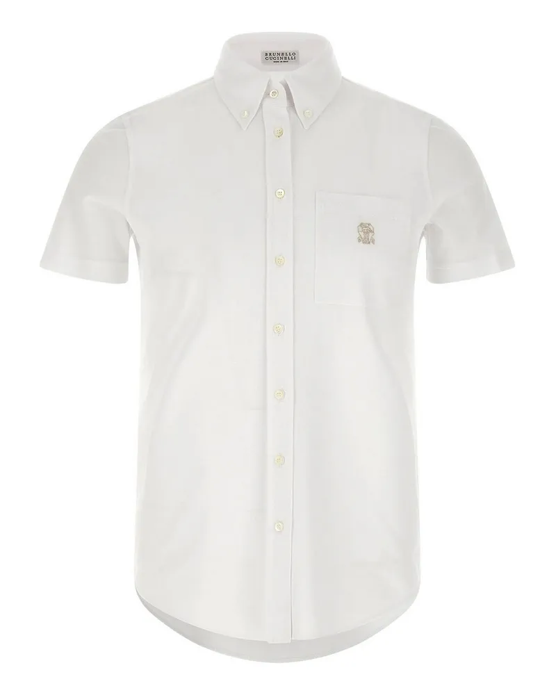 Brunello Cucinelli Hemd - Weiß Weiß
