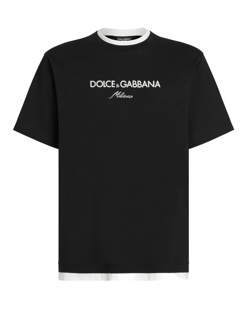 Dolce & Gabbana T-Shirt - Schwarz Schwarz