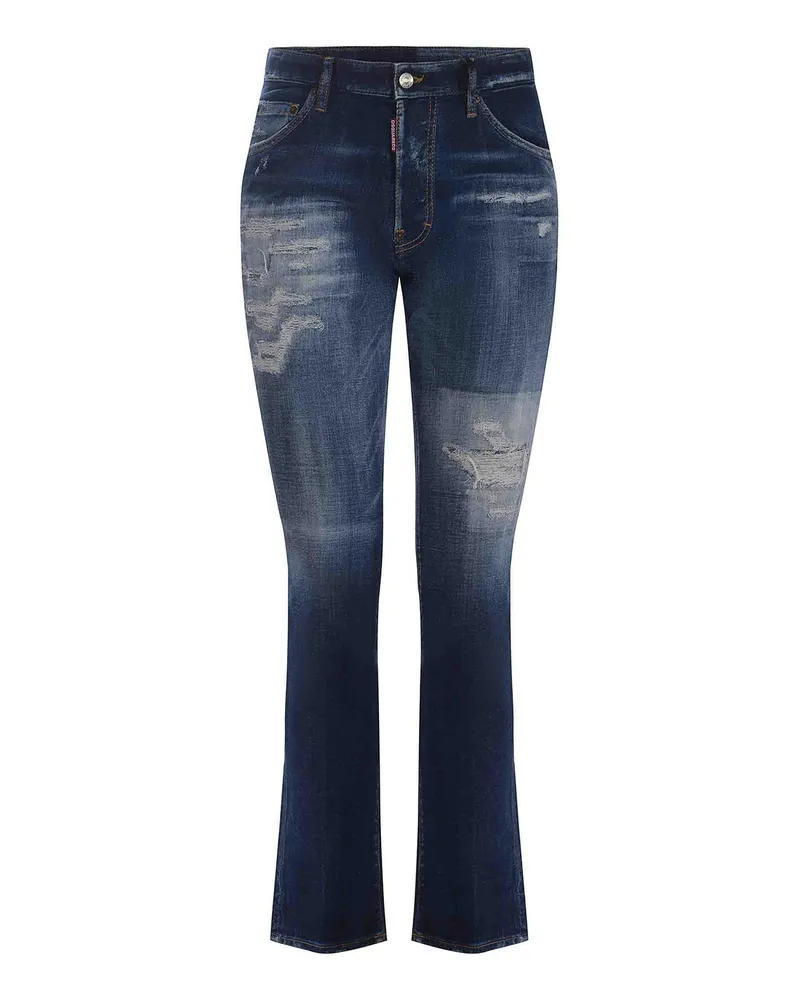 Dsquared2 Straight Leg Jeans Dunkles