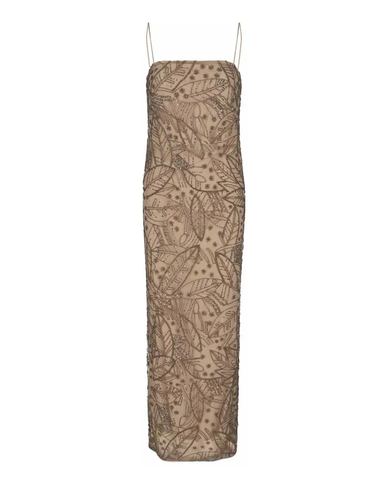 Ralph Lauren Knielanges Kleid - Braun Braun