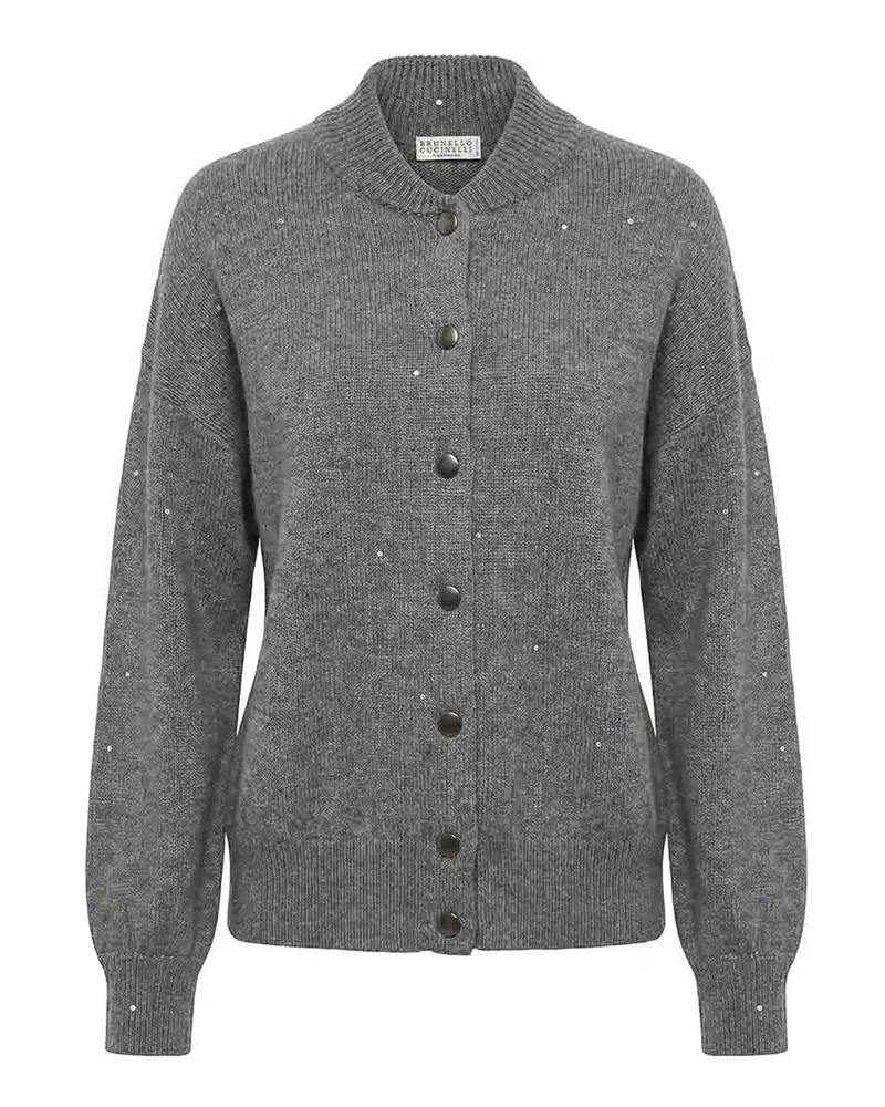 Brunello Cucinelli Cardigan - Dunkelgrau Dunkelgrau