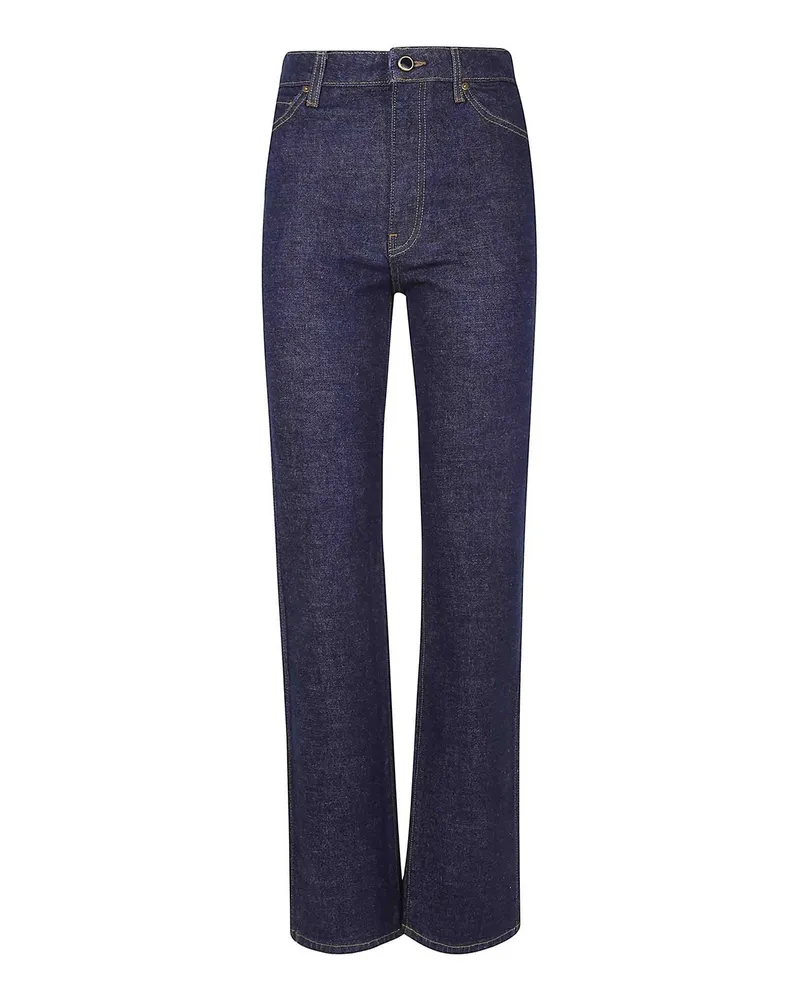 KHAITE Straight Leg Jeans - Blau Blau