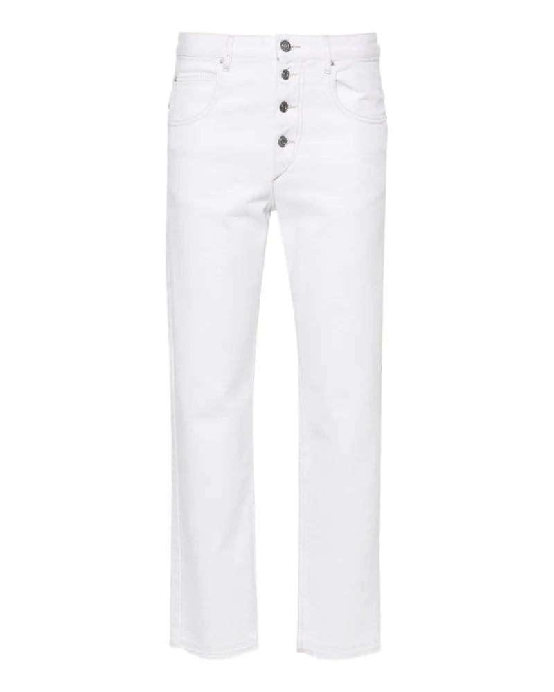 Isabel Marant Straight Leg Jeans - Weiß Weiß