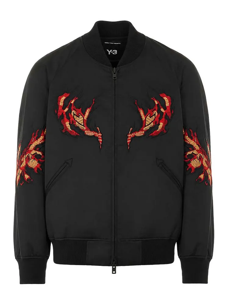 Y-3 Bomberjacke - Schwarz Schwarz