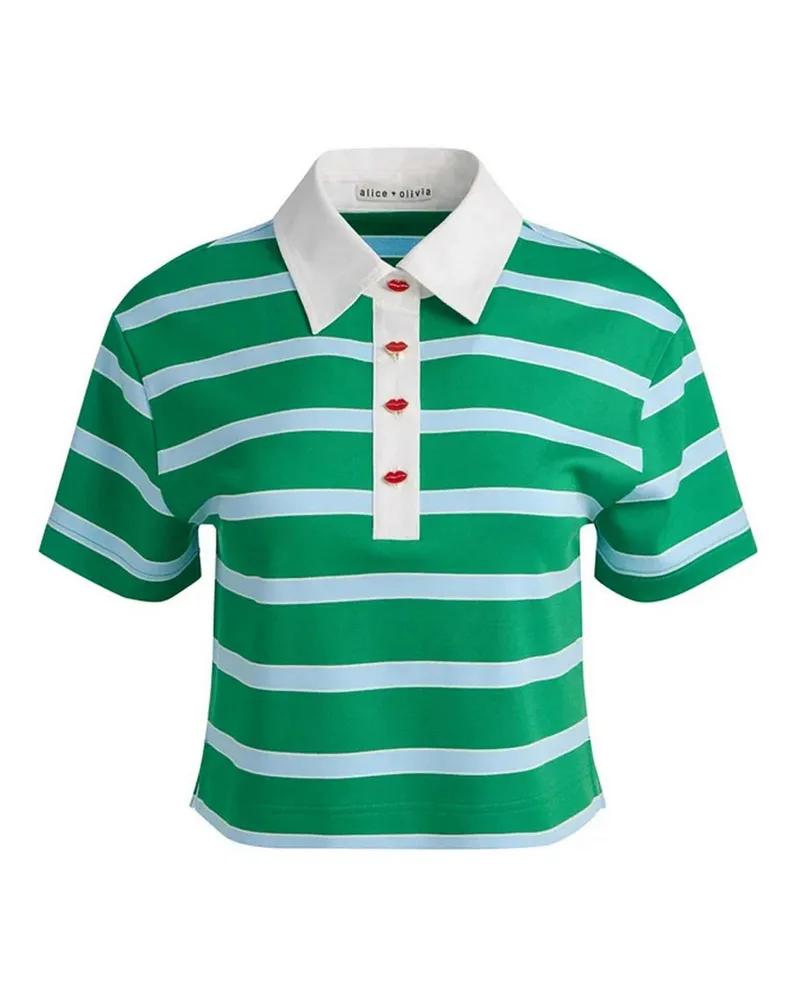 Alice + Olivia Poloshirt - Dunkelgrün Dunkelgrün