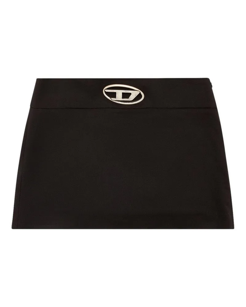 Diesel Knielanges Kleid - Schwarz Schwarz