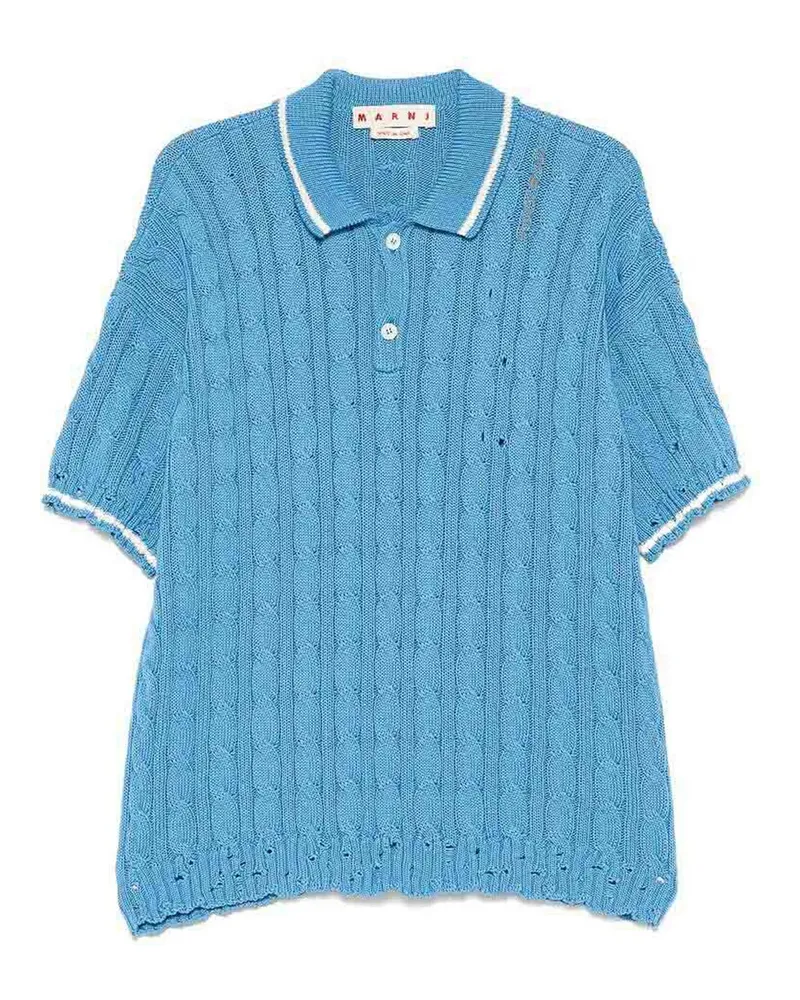 Marni Rundhalspullover - Blau Blau