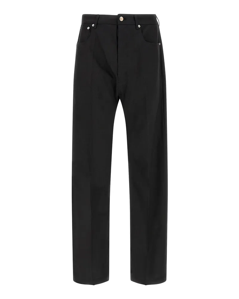 Rick Owens Straight Leg Jeans - Schwarz Schwarz