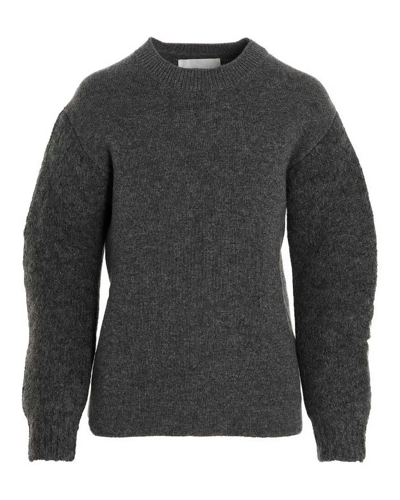 Jil Sander Rundhalspullover - Grau Grau