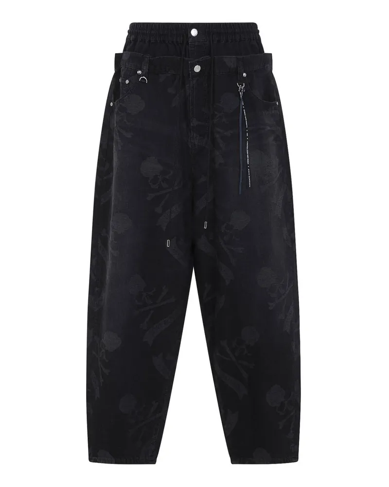 Mastermind World Bootcut Jeans - Schwarz Schwarz