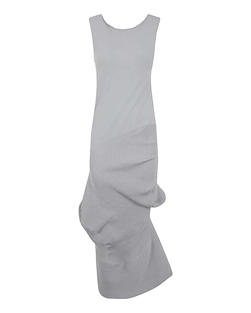Issey Miyake Maxikleid - Grau Grau