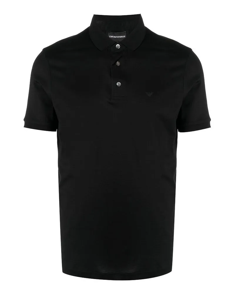 Emporio Armani Rundhalspullover - Schwarz