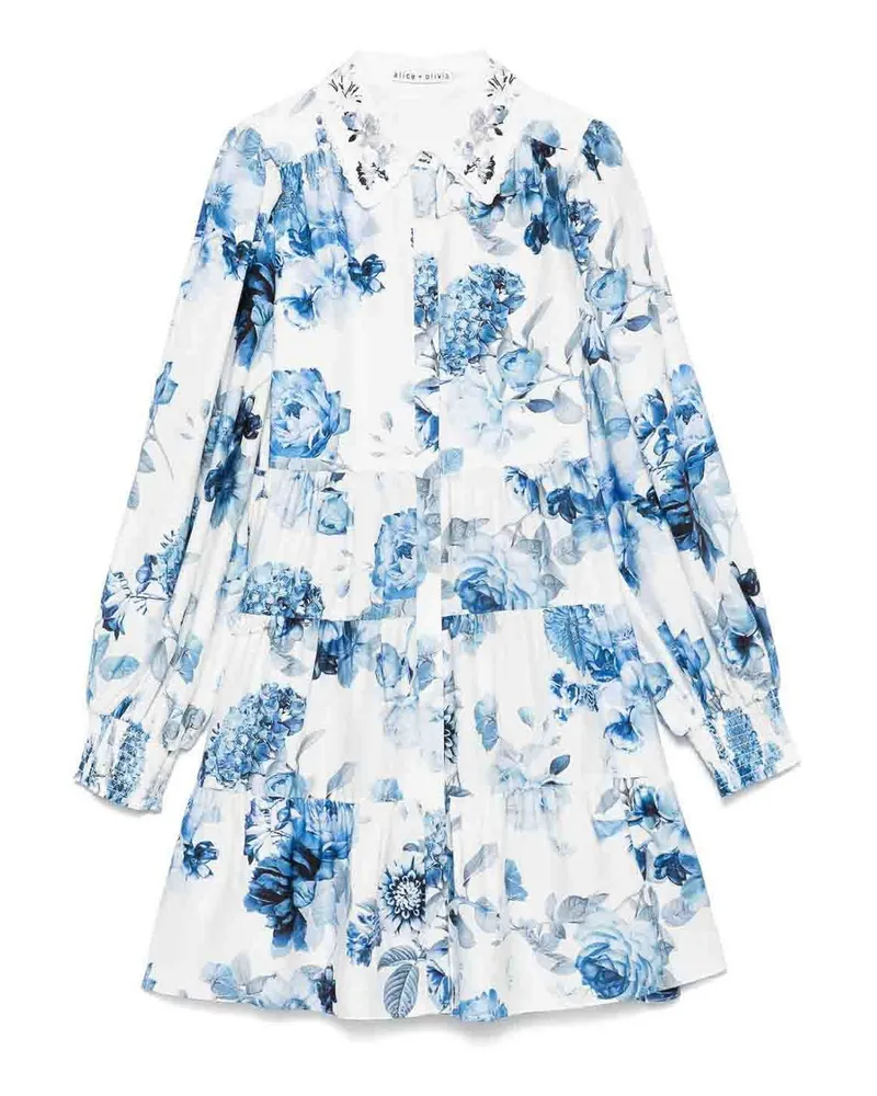 Alice + Olivia Kurzes Kleid - Blau Blau