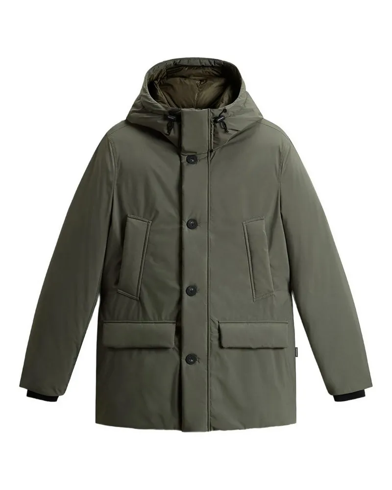 Woolrich Knielanger Mantel - Grün Grün