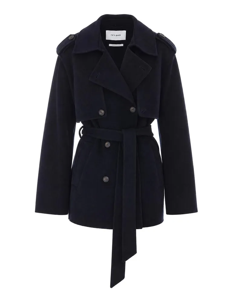 IVY & OAK Kurzer Mantel - Blau Blau