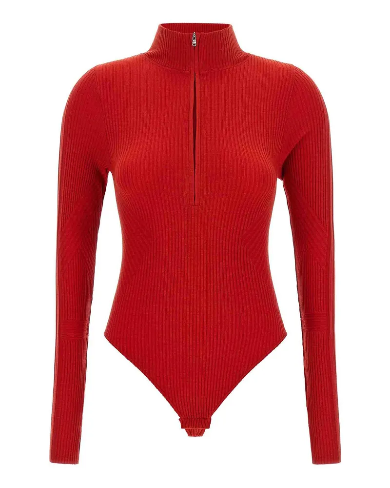 Perfect Moment Rollkragenpullover - Rot Rot