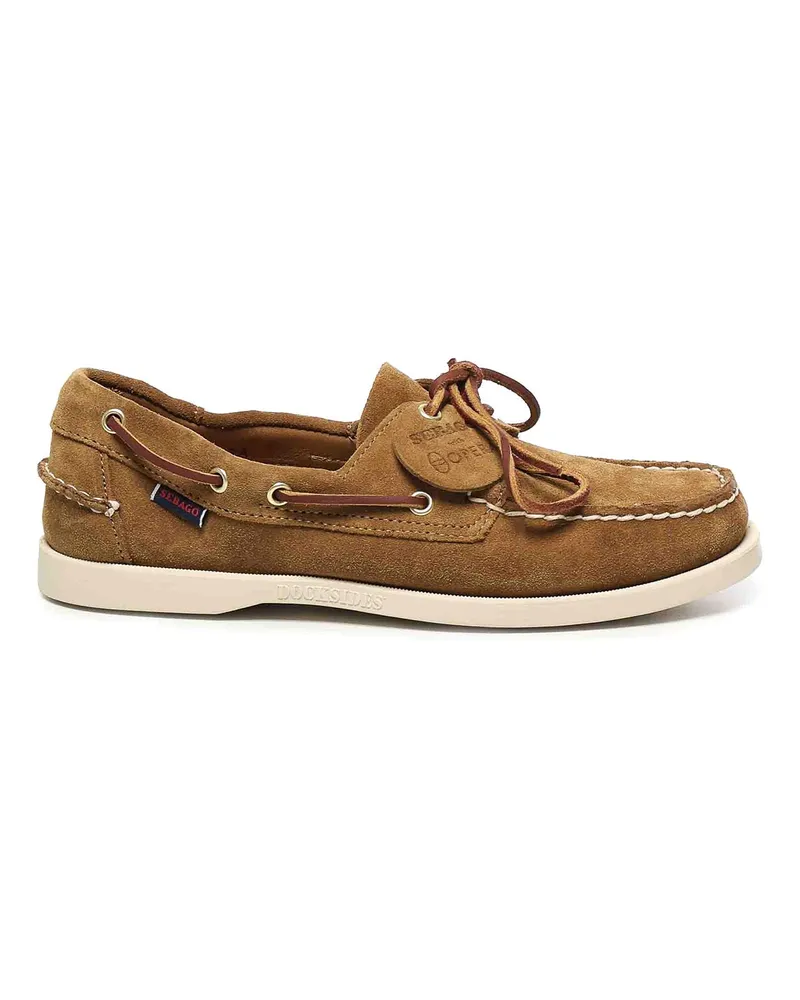 Sebago Mokassins - Dunkelorange Dunkelorange