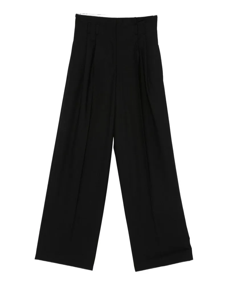 Semicouture Casual Hose - Schwarz Schwarz