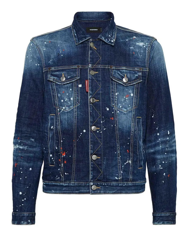 Dsquared2 Jeansjacke - Dunkelblau Dunkelblau