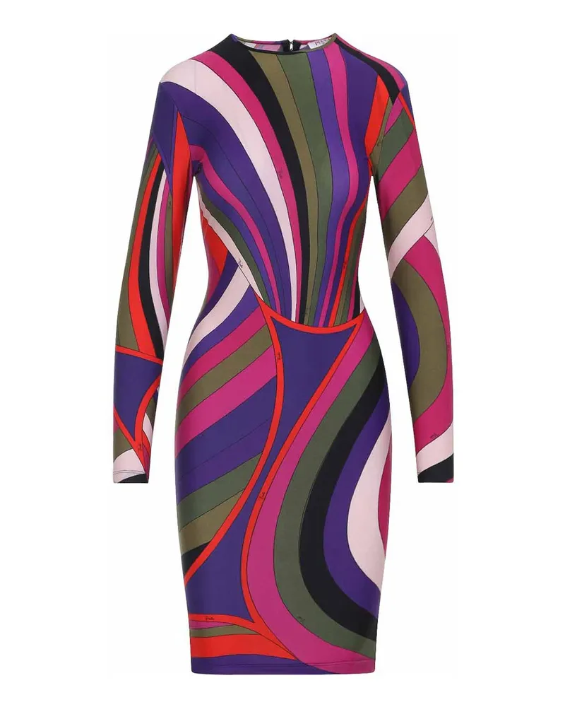 Emilio Pucci Knielanges Kleid - Bunt Bunt