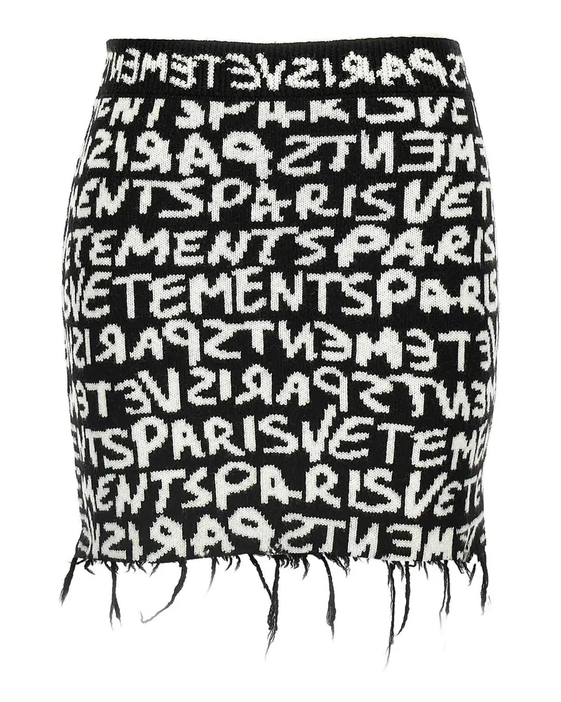 VETEMENTS Midirock - Weiß Weiß