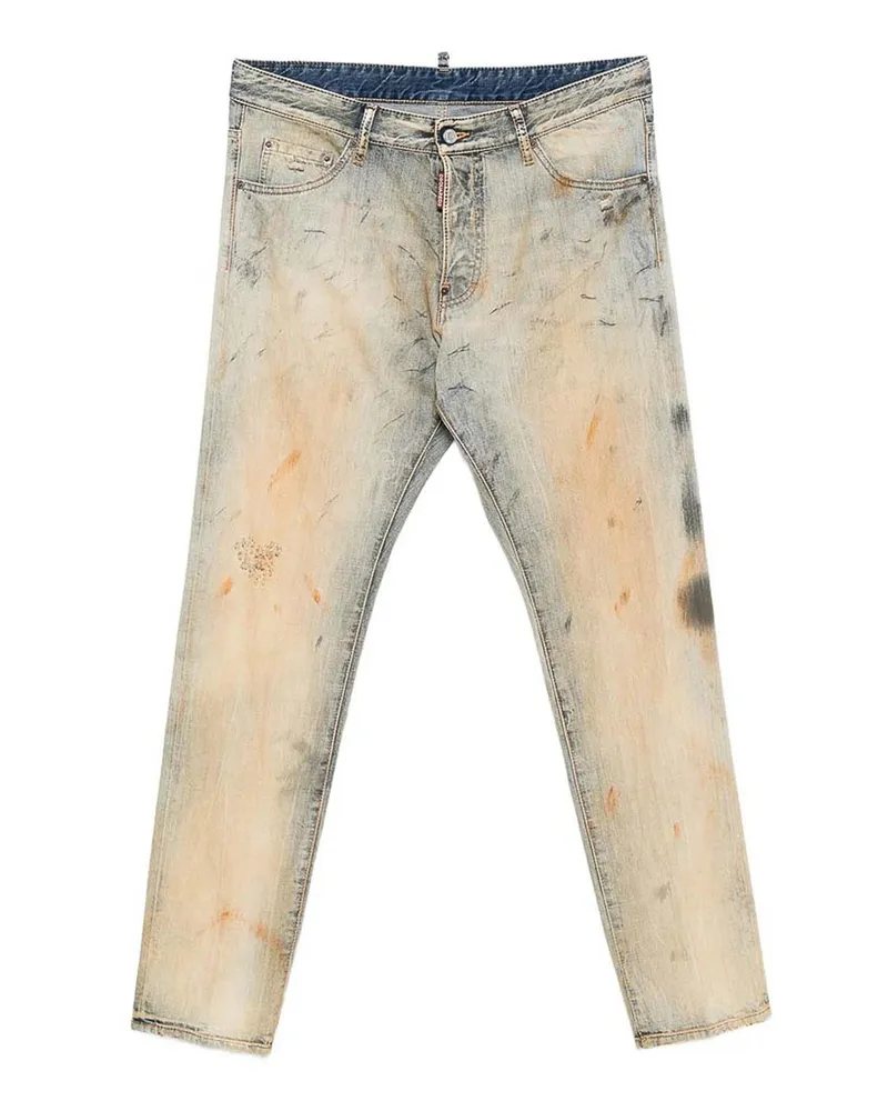 Dsquared2 Straight Leg Jeans - Beige Beige
