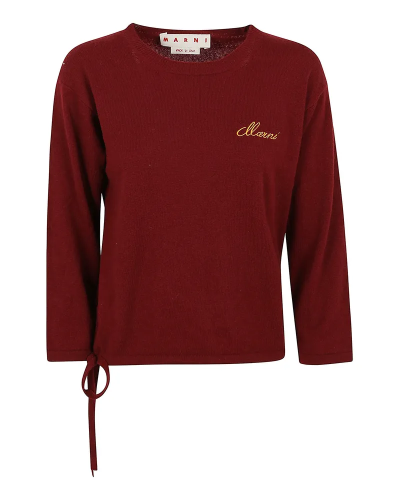 Marni Rollkragenpullover - Lila Rot