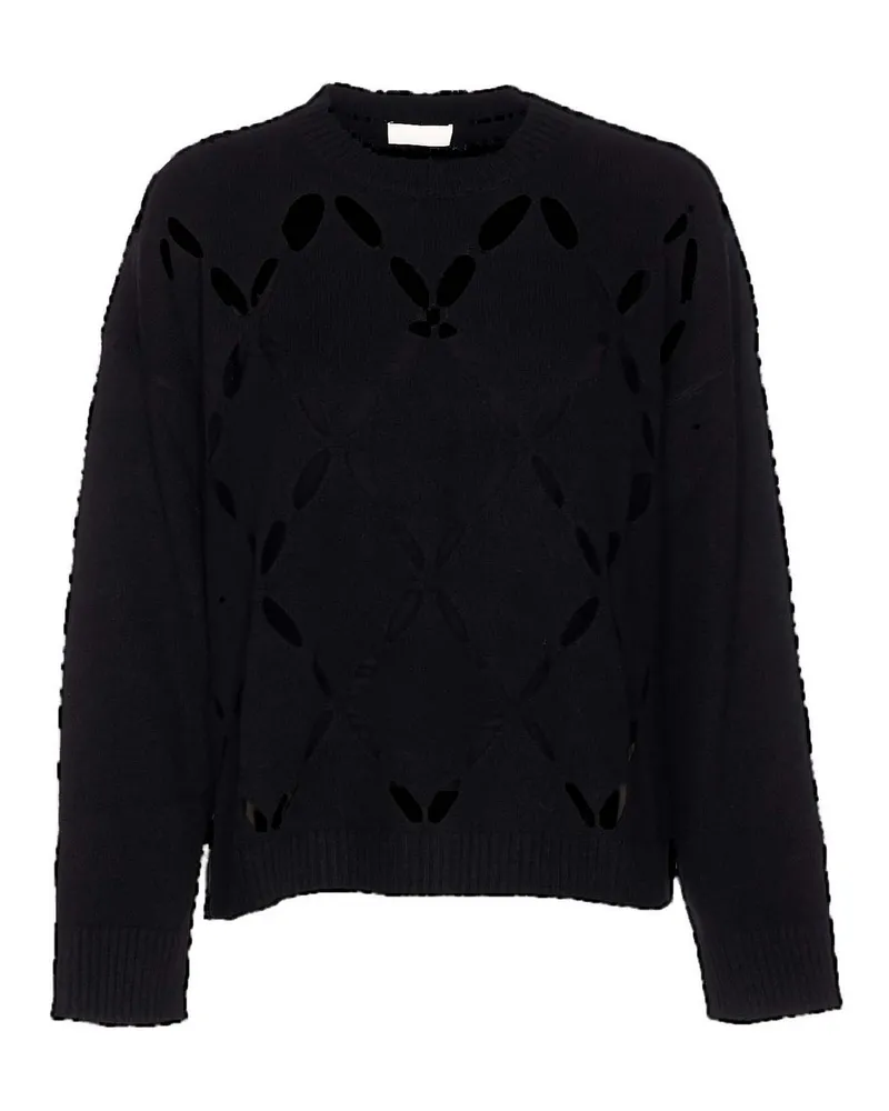 Liu Jo Rundhalspullover - Schwarz Schwarz