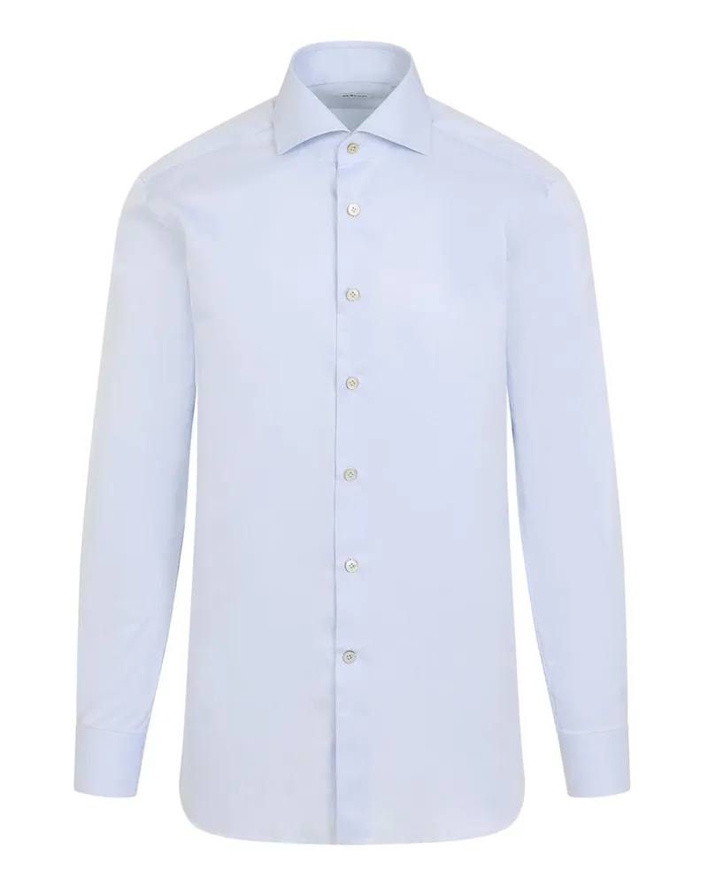 Kiton Hemd - Blau Blau