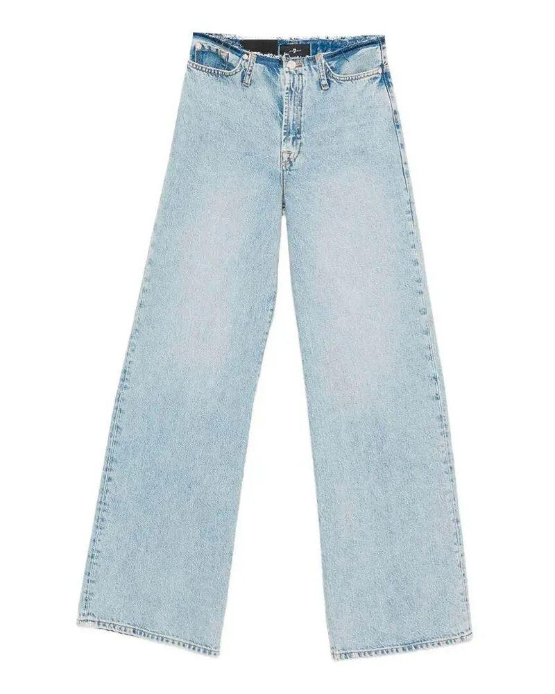7 for all mankind Straight Leg Jeans - Hellblau Hellblau