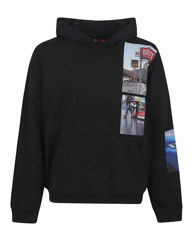 Diesel Sweatshirt - Schwarz Schwarz
