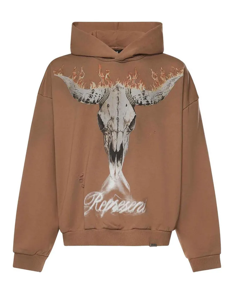 REPRESENT Sweatshirt - Braun Braun