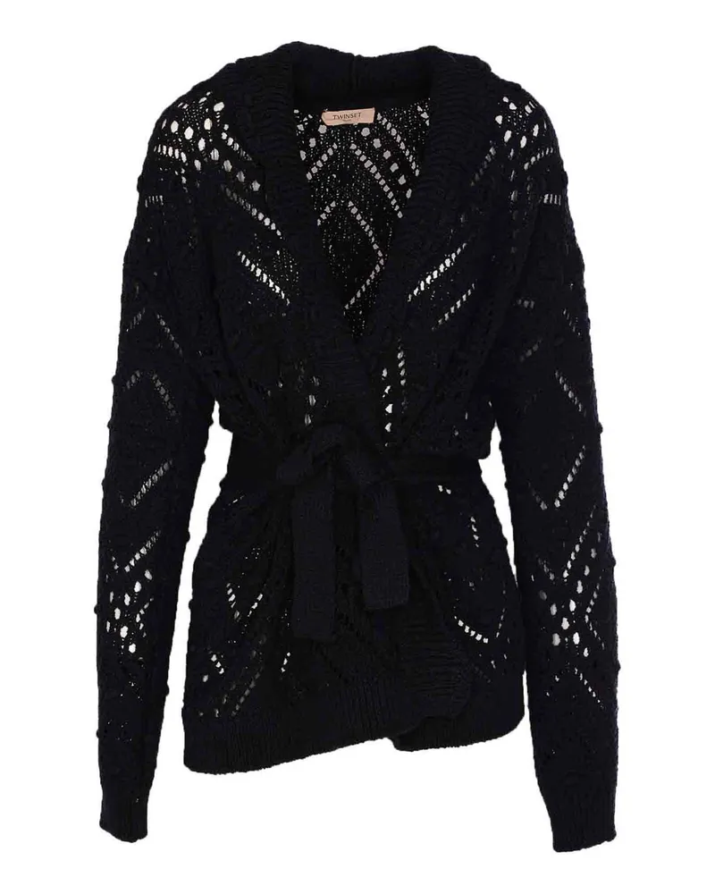 Twin-Set Cardigan - Schwarz Schwarz