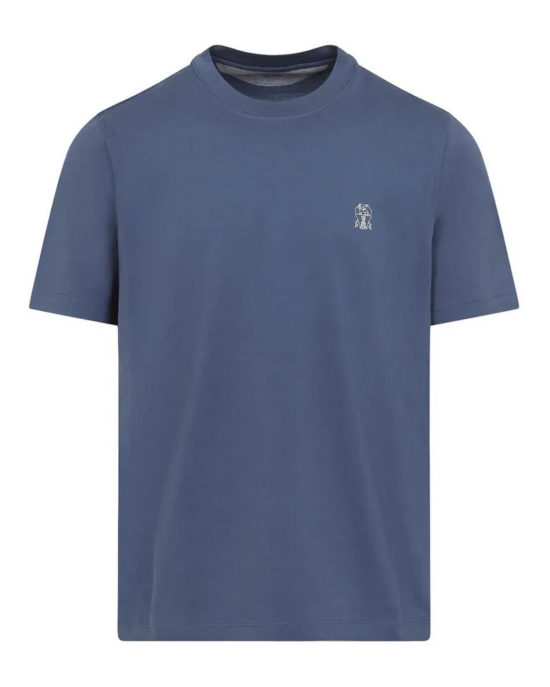 Brunello Cucinelli T-Shirt - Denim Denim