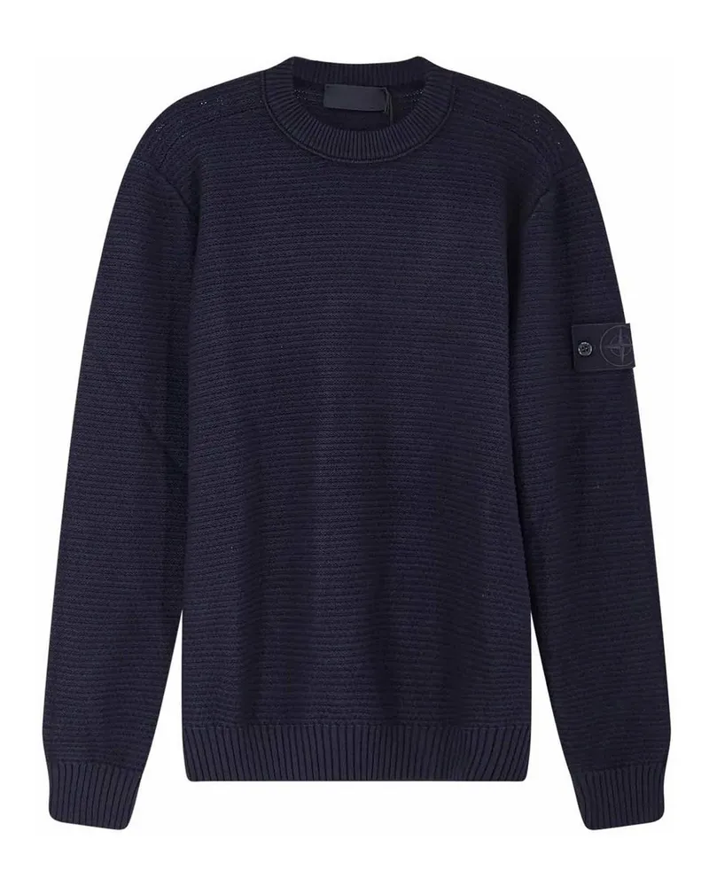 Stone Island Rundhalspullover - Dunkelblau Dunkelblau