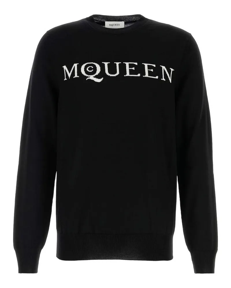 Alexander McQueen U-Boot-Pullover - Schwarz Schwarz