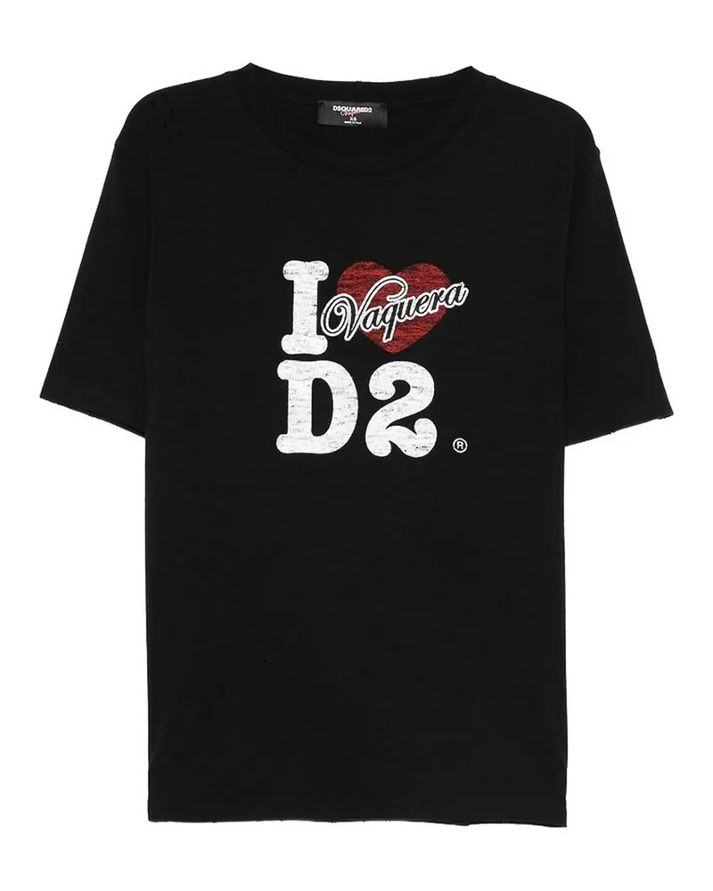 Dsquared2 T-Shirt - Schwarz Schwarz