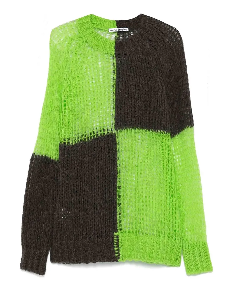 Acne Studios Rundhalspullover - Grün Grün
