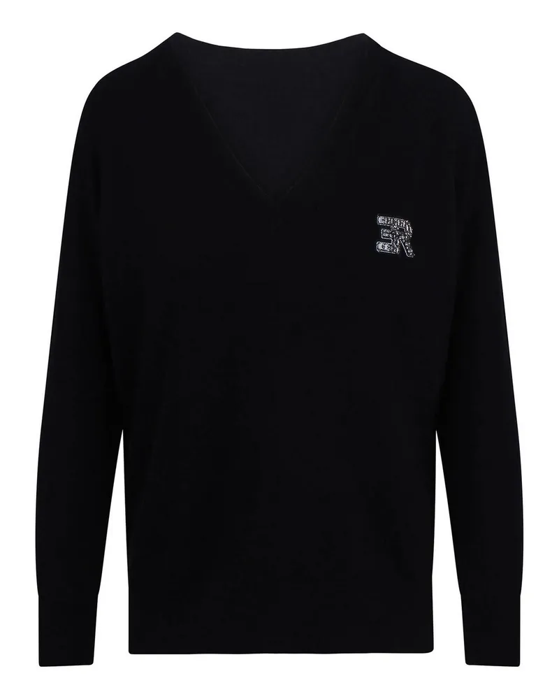 Ermanno Scervino Rundhalspullover - Schwarz Schwarz