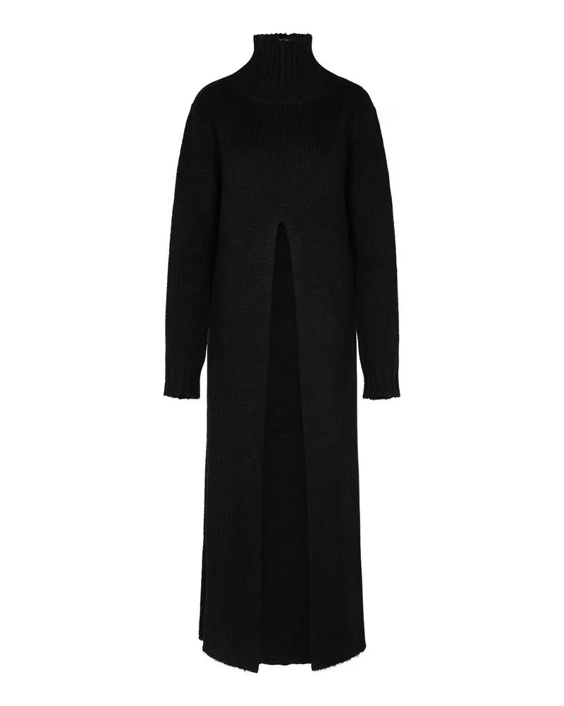 Jil Sander Knielanges Kleid - Schwarz Schwarz