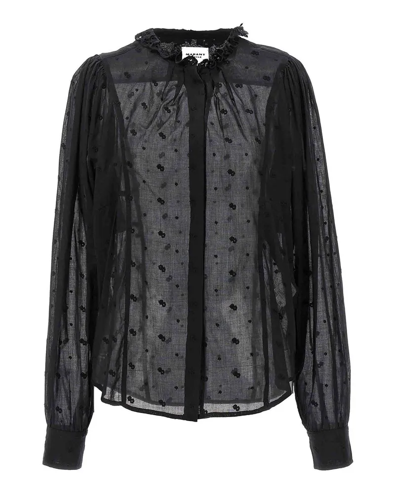 Étoile Isabel Marant Hemd - Schwarz Schwarz